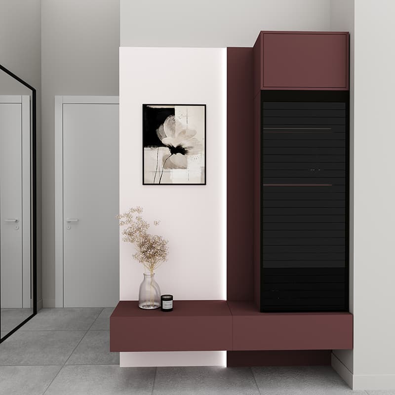 Комплект жалюзі REHAU RAUVOLET Vetro-Line Black Gloss 73978 (Чорний онікс 1995L) 600x1500 мм