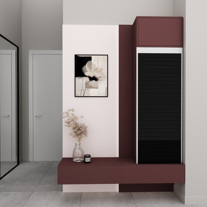Комплект жалюзі REHAU RAUVOLET Vetro-Line Black Gloss 73978 (Алюміній 230L) 900x1500 мм