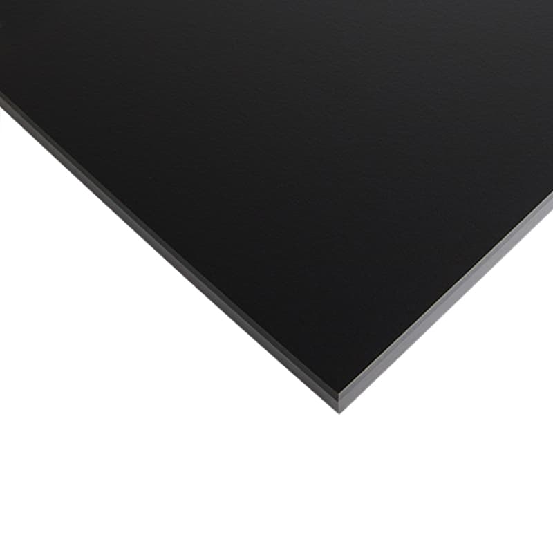 Компакт-плита FUNDERMAX HPL (Fine Hammer) 0080 FH Black Черный/черное ядро 4100х640х12мм Компакт-плита FUNDERMAX HPL (Fine Hammer) 0080 FH Black Черный/черное ядро 4100х640х12мм