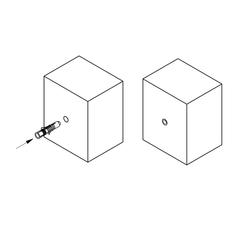 Дюбель розпірний D = 10 L = 50, нейлон Дюбель розпірний D = 10 L = 50, нейлон