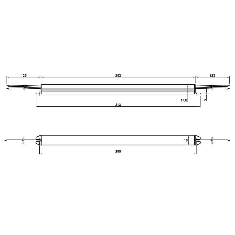 Блок живлення UltraSLIM, 12-60-IP20-2Y, метал. корпус