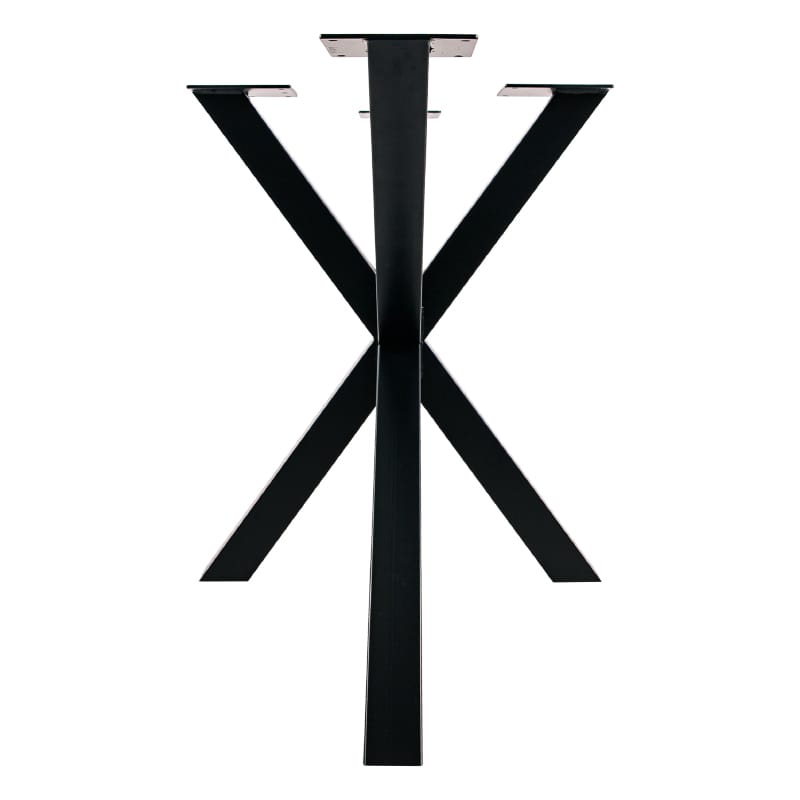 Каркас для столу 3Х, 1200х600мм, h = 725мм, чорний RAL 9005