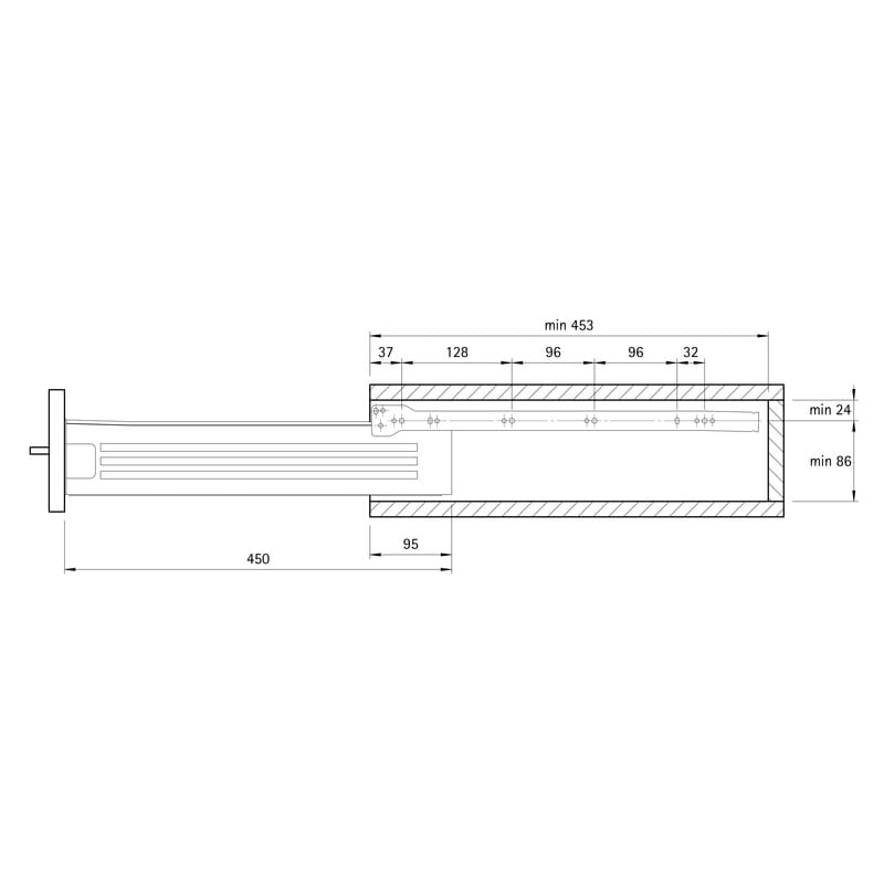 Метабоксы L=450 H-86 Muller