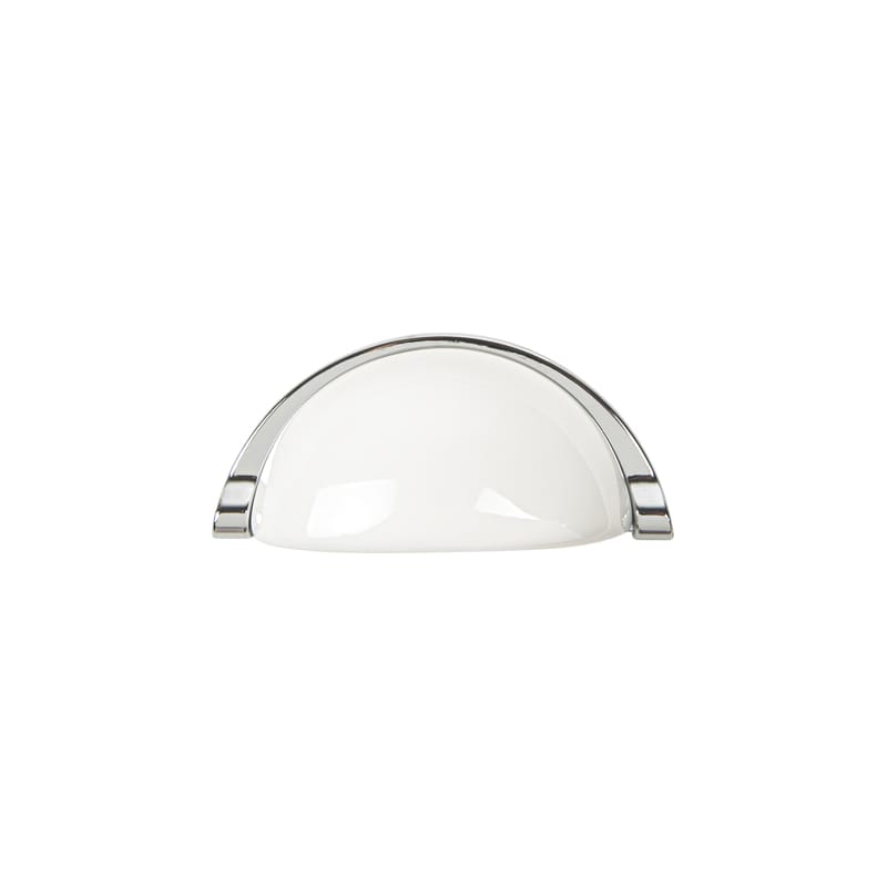 Ручка Ferro Fiori CR 9007.96 хром|білий Ручка Ferro Fiori CR 9007.96 хром|білий