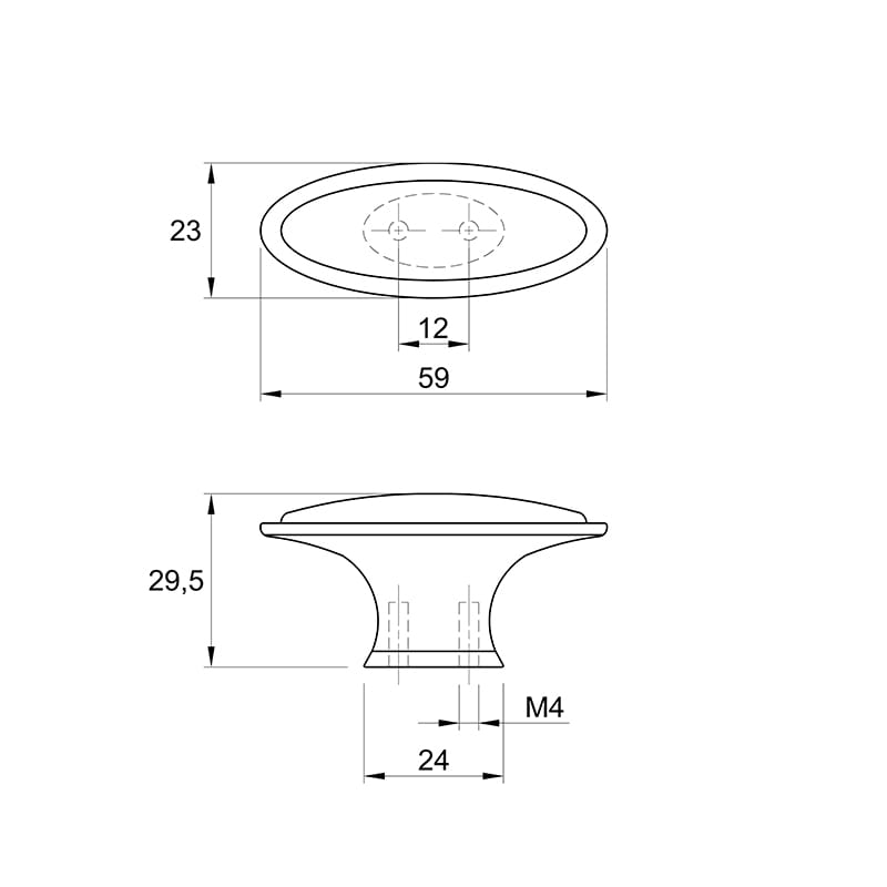 Ручка Ferro Fiori CR 9010.01.C антична бронза