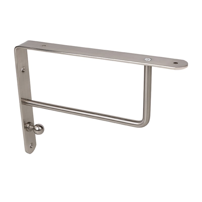 Консоль металл 195x250 прямоугольная, max 20кг, никель