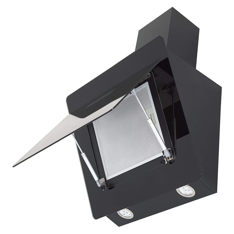 Вытяжка BRAVO BL A/60/GL/K 600мм черная INTERLINE Вытяжка BRAVO BL A/60/GL/K 600мм черная INTERLINE