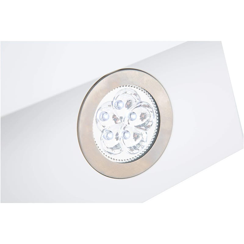 Витяжка BRAVO WH A/60/GL/K 600мм біла INTERLINE Витяжка BRAVO WH A/60/GL/K 600мм біла INTERLINE