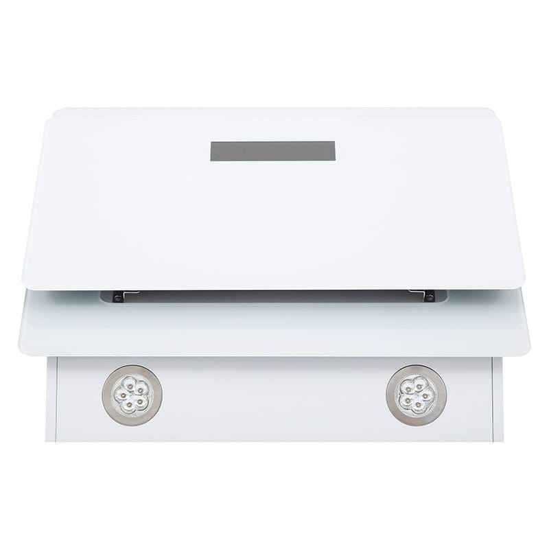 Витяжка BRAVO WH A/60/GL/K 600мм біла INTERLINE Витяжка BRAVO WH A/60/GL/K 600мм біла INTERLINE