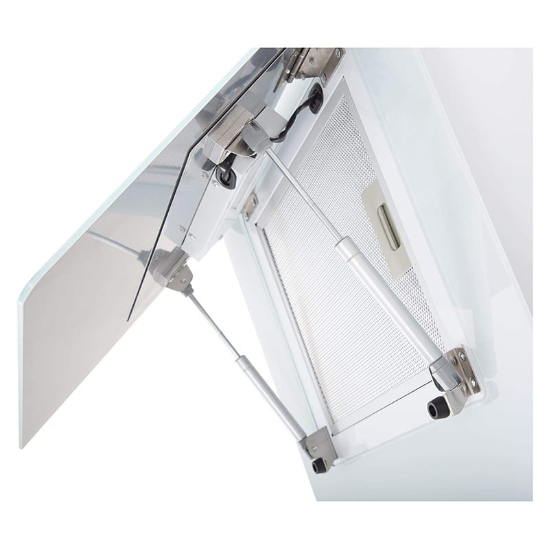 Витяжка BRAVO WH A/60/GL/K 600мм біла INTERLINE Витяжка BRAVO WH A/60/GL/K 600мм біла INTERLINE