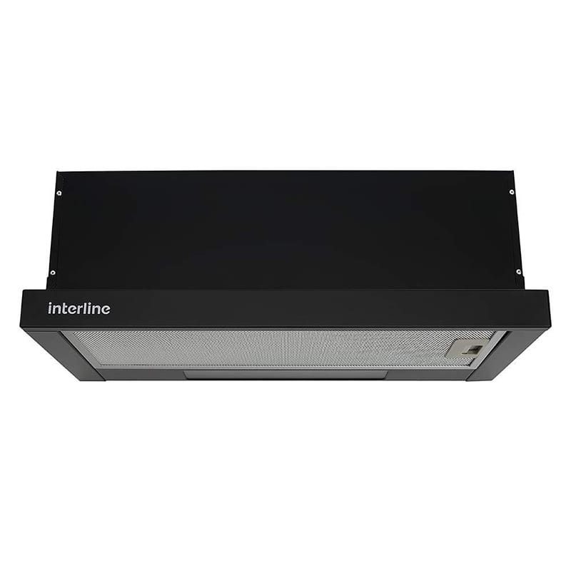 Вытяжка телескопическая SLIM BL A/60/2/T 600мм черная INTERLINE Вытяжка телескопическая SLIM BL A/60/2/T 600мм черная INTERLINE