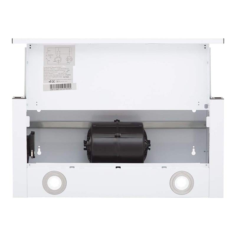 Вытяжка телескопическая SLIM WH A/60/2/T 600мм белая INTERLINE