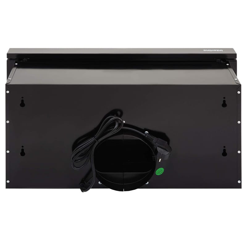 Вытяжка телескопическая DELI BL A/60/2/T 600мм черная Interline