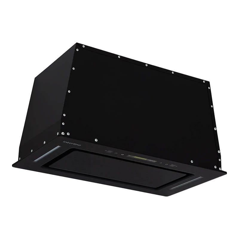 Вытяжка встроенная JOLLY BL A/60/GL/K 600мм черная INTERLINE Вытяжка встроенная JOLLY BL A/60/GL/K 600мм черная INTERLINE