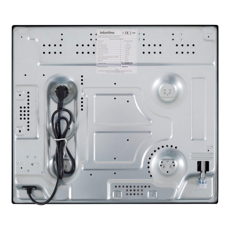 Газовая поверхность черная INTERLINE VGE 463 FGK BA Газовая поверхность черная INTERLINE VGE 463 FGK BA