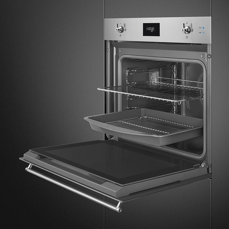 Духовой шкаф с пароваркой SOP6301S2X Smeg Духовой шкаф с пароваркой SOP6301S2X Smeg