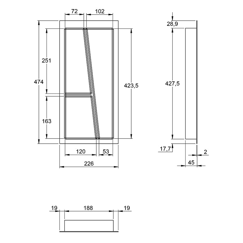 Організація OrgaTray 740 срібло, пластик L=500 W=300 AvanTech YOU (9302715) Hettich Організація OrgaTray 740 срібло, пластик L=500 W=300 AvanTech YOU (9302715) Hettich