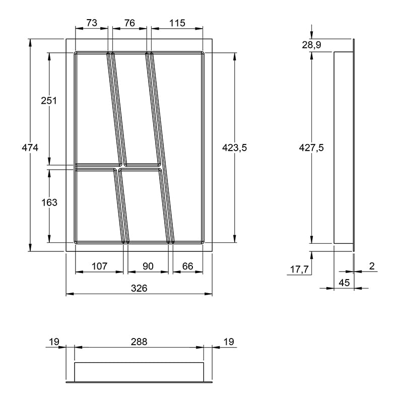 Организация OrgaTray 740 белая, пластик L=500 W=400 AvanTech YOU (9302743) Hettich Организация OrgaTray 740 белая, пластик L=500 W=400 AvanTech YOU (9302743) Hettich
