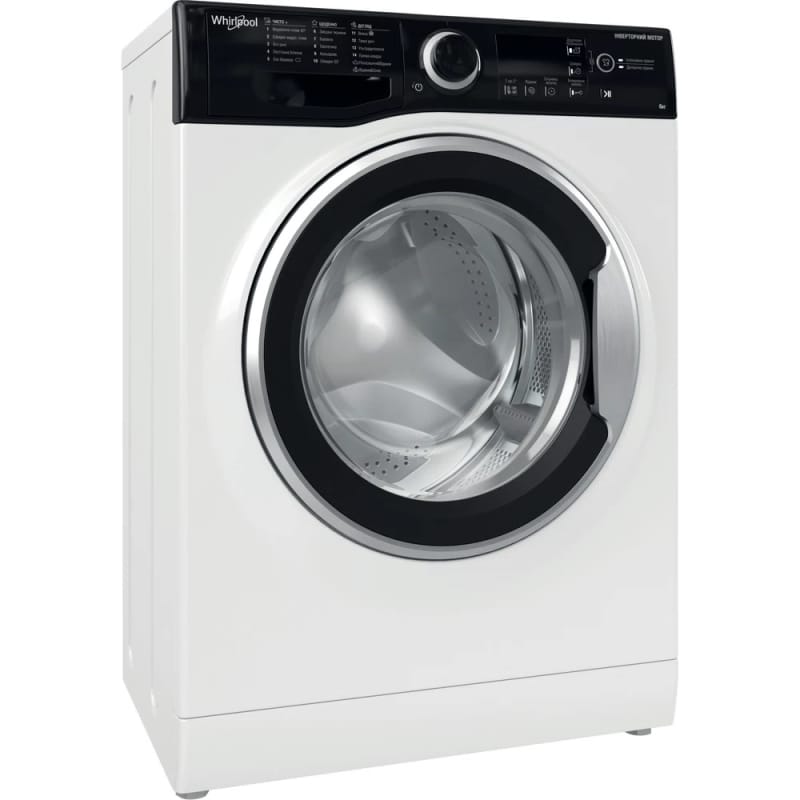 Пральна машина (фронтальна загрузка) вузька WRBSB 6228 B UA Whirlpool Пральна машина (фронтальна загрузка) вузька WRBSB 6228 B UA Whirlpool