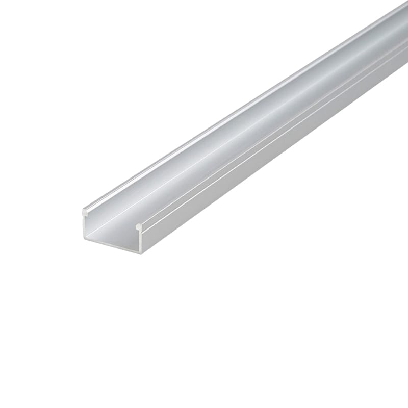 Профиль для LED-ленты, НАКЛАДНОЙ, L = 3м, алюминий, анодированное серебро Профиль для LED-ленты, НАКЛАДНОЙ, L = 3м, алюминий, анодированное серебро