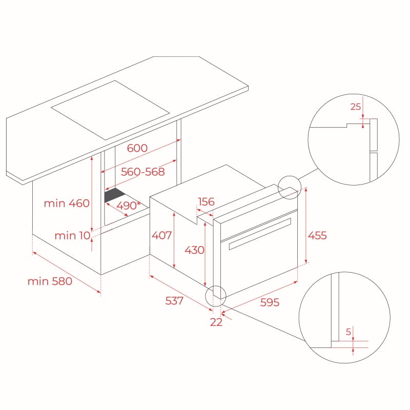 Компактна духова шафа HLC 8440 C WH Teka (111160011)