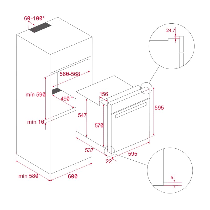 Духовой шкаф HLB 8400 WH Teka (111000004) Духовой шкаф HLB 8400 WH Teka (111000004)