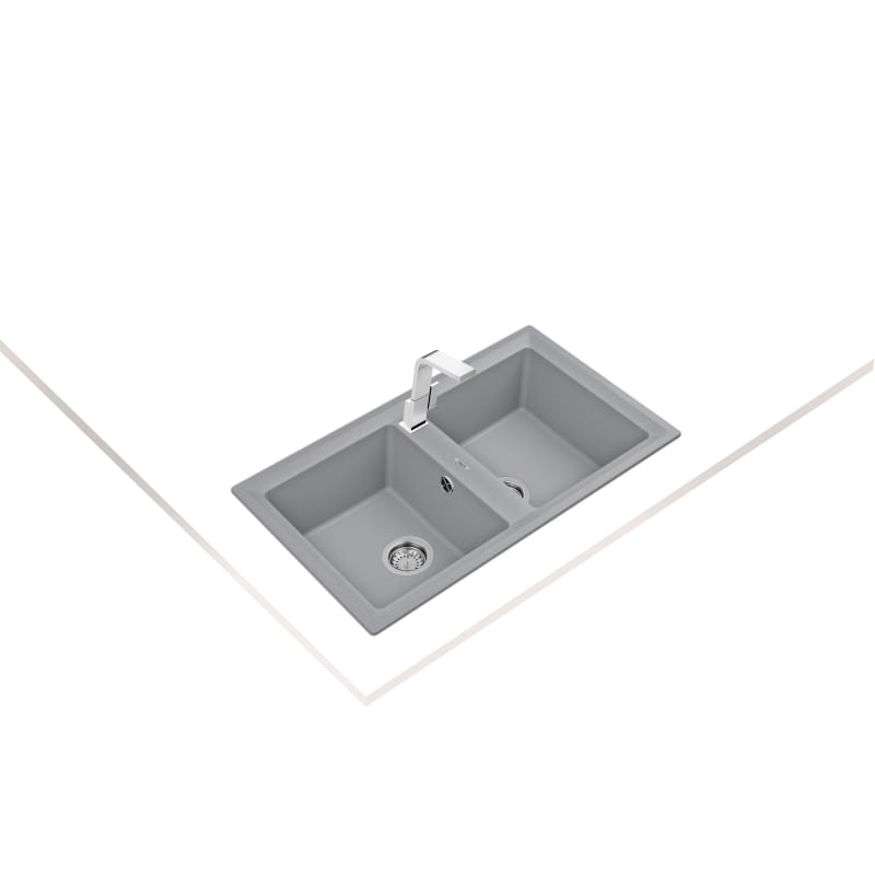 Мойка STONE 90 B-TG 2B Tegranit серый металлик Teka (115260007) Мойка STONE 90 B-TG 2B Tegranit серый металлик Teka (115260007)
