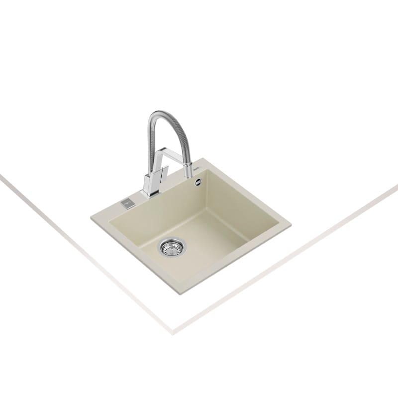 Мийка FORSQUARE 50.40 TG Tegranit крем Teka (115230008) Мийка FORSQUARE 50.40 TG Tegranit крем Teka (115230008)