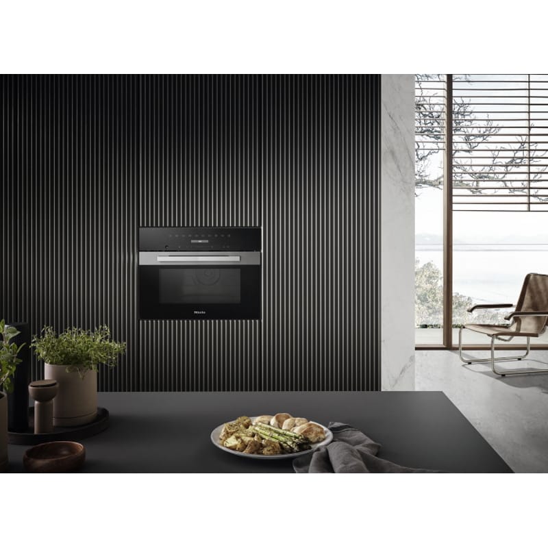 Встраиваемая микроволновка M 7240 TC CLST нержавеющая сталь Miele Встраиваемая микроволновка M 7240 TC CLST нержавеющая сталь Miele