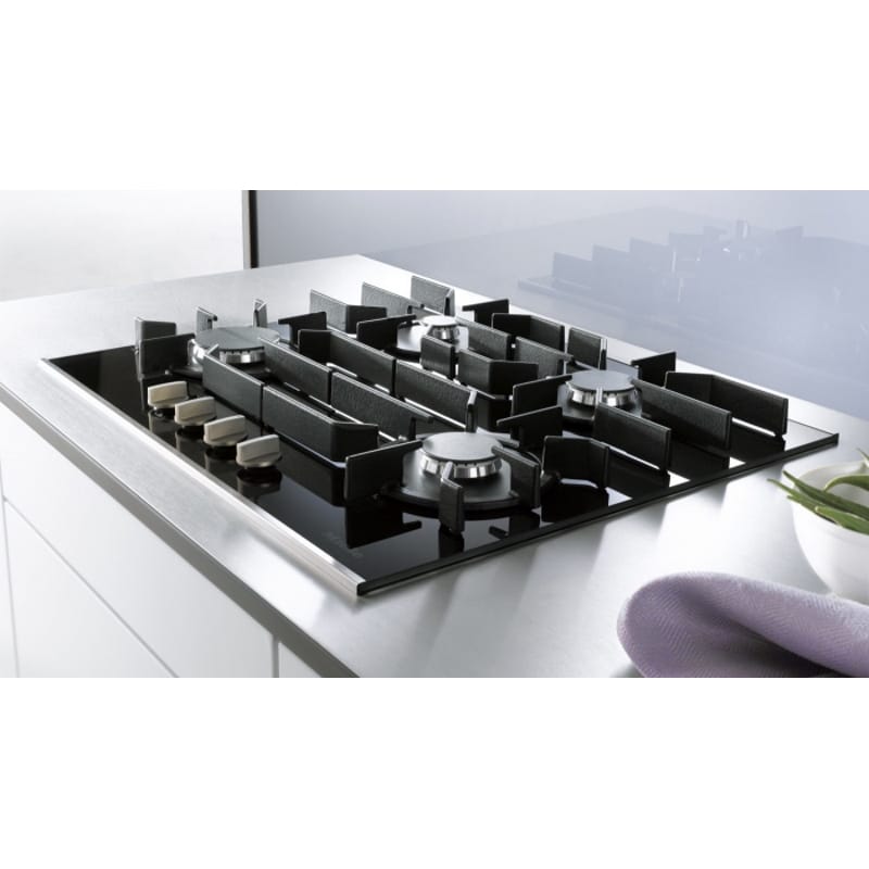 Газовая варочная поверхность KM 3010 черное стекло Miele Газовая варочная поверхность KM 3010 черное стекло Miele