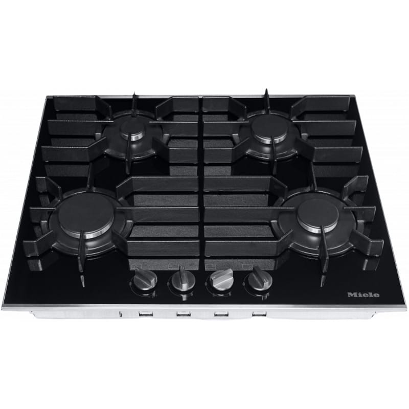 Газовая варочная поверхность KM 3010 черное стекло Miele Газовая варочная поверхность KM 3010 черное стекло Miele