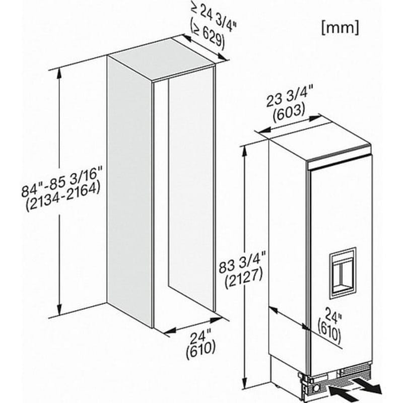 Встраиваемый морозильник MasterCool F 2671 Vi Miele Встраиваемый морозильник MasterCool F 2671 Vi Miele