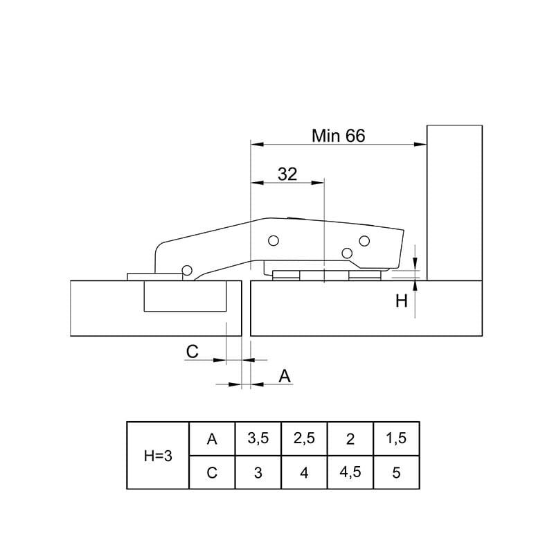 Петля Clip-on, 95°, Sensys 8669, внутр., равнолеж., без пруж., черн. обсид. (9091752) Hettich Петля Clip-on, 95°, Sensys 8669, внутр., равнолеж., без пруж., черн. обсид. (9091752) Hettich