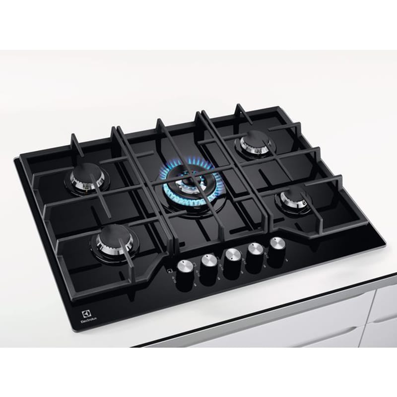 Варочная поверхность газовая KGG75362K 75см черный Electrolux