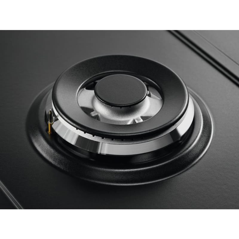 Варильна поверхня газова KGS6436RK 60см чорний матовий Electrolux
