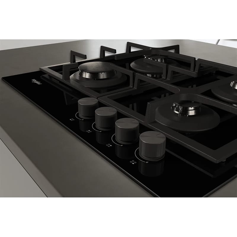 Варочная поверхность газовая GOS6415/NB1 черный Whirlpool Варочная поверхность газовая GOS6415/NB1 черный Whirlpool