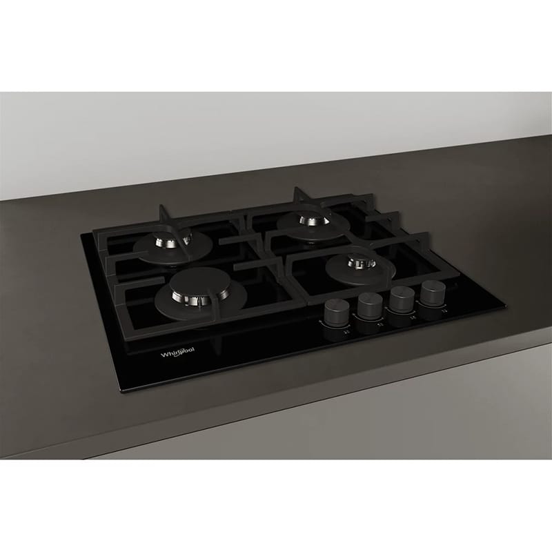 Варочная поверхность газовая GOS6415/NB1 черный Whirlpool Варочная поверхность газовая GOS6415/NB1 черный Whirlpool