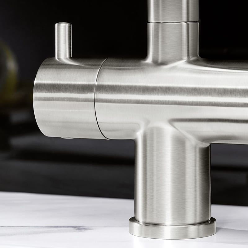 Смеситель FONTAS II PVD steel нерж. сталь BLANCO (523129)