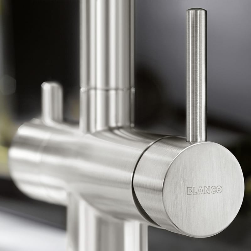 Смеситель FONTAS II PVD steel нерж. сталь BLANCO (523129)