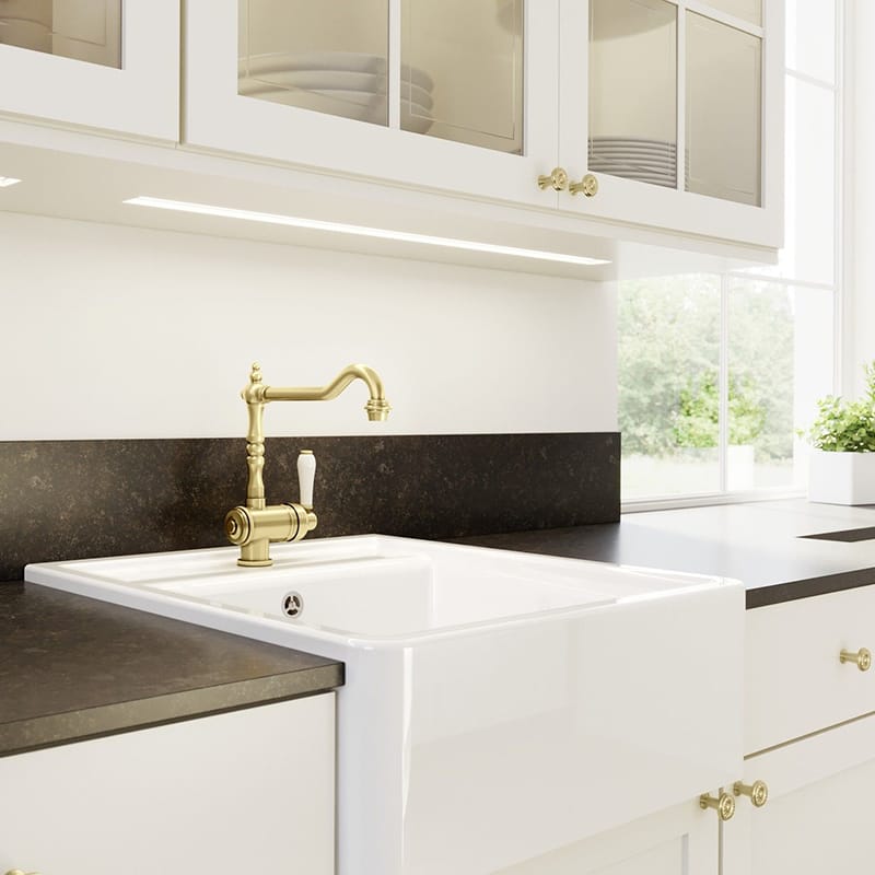 Змішувач TRADON satin gold BLANCO (526688) Змішувач TRADON satin gold BLANCO (526688)
