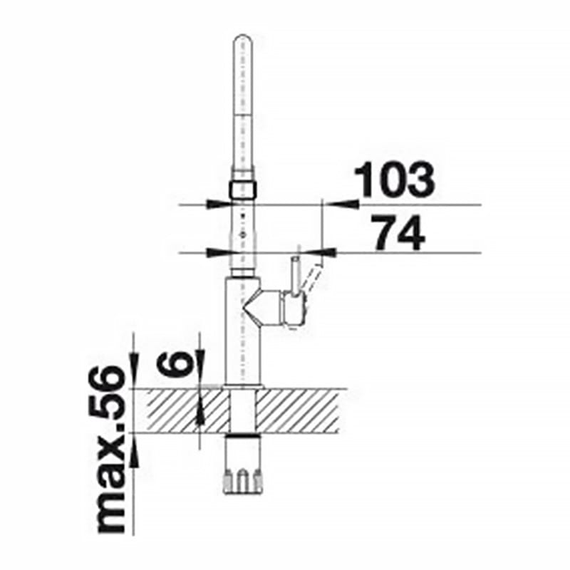 Смеситель CATRIS-S Flexo черный матовый BLANCO (525793) Смеситель CATRIS-S Flexo черный матовый BLANCO (525793)