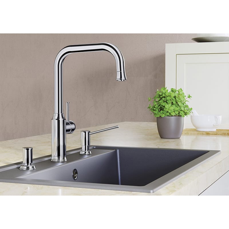 Дозатор LIVIA хром BLANCO (521291) Дозатор LIVIA хром BLANCO (521291)