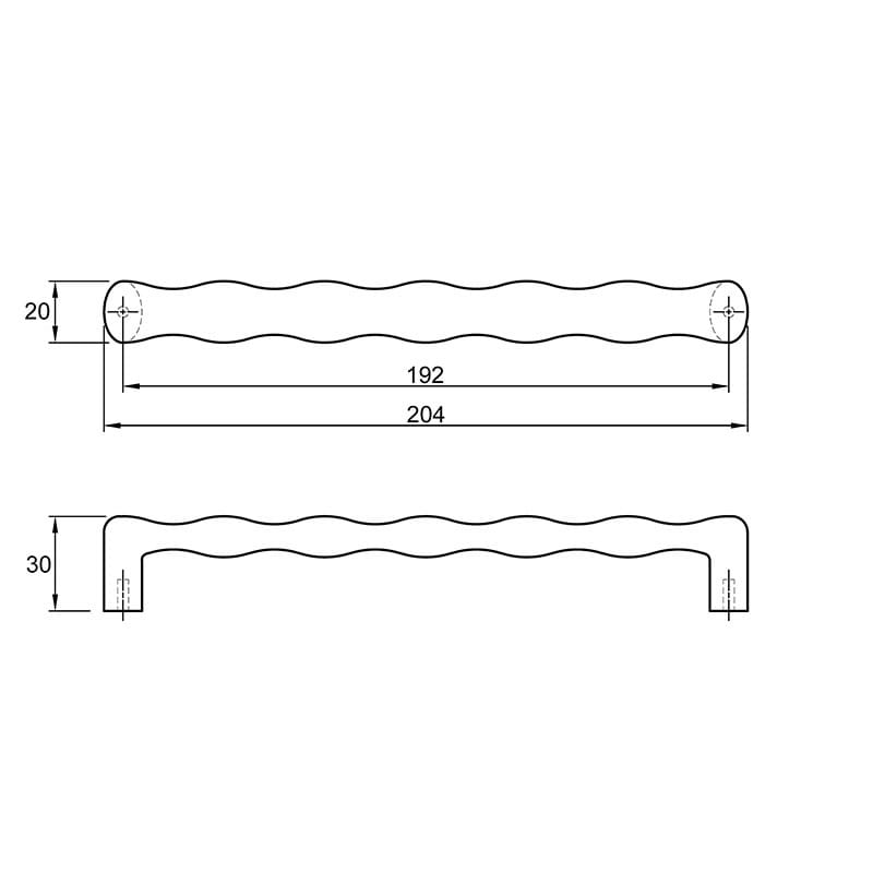 Ручка Ferro Fiori M 0400.192 черный гладкий