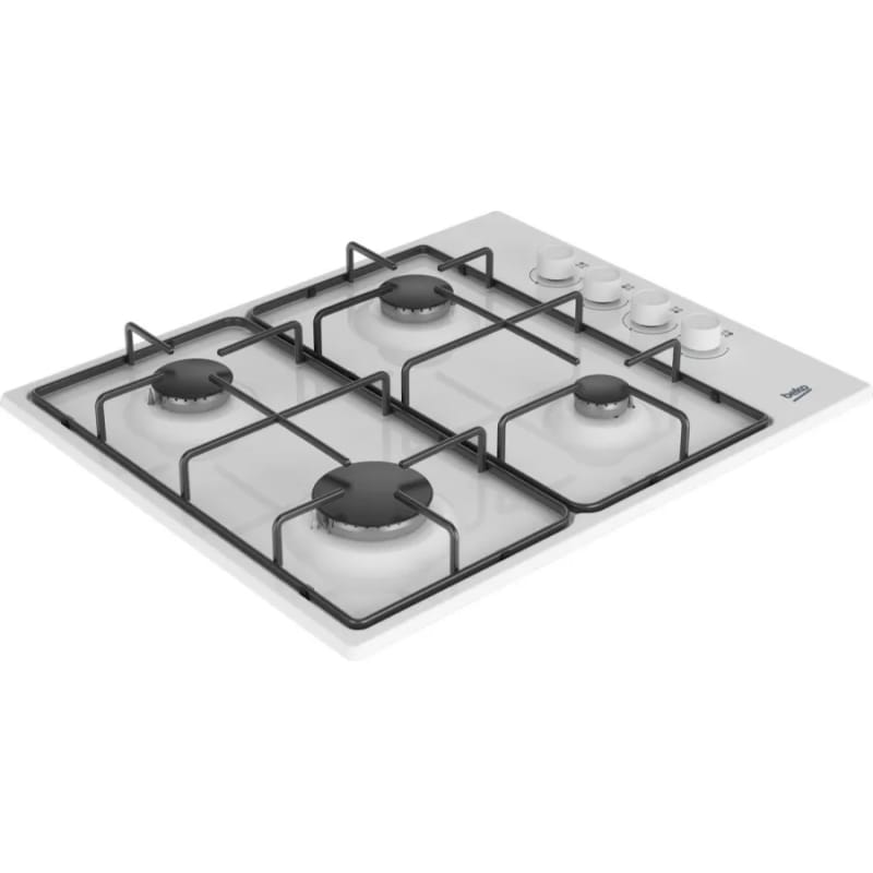 Варочная поверхность газовая белая HIGG64123SW Beko