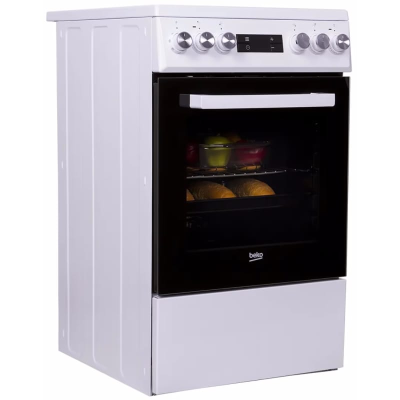 Плита електрична 50см біла FSM57300GW Beko