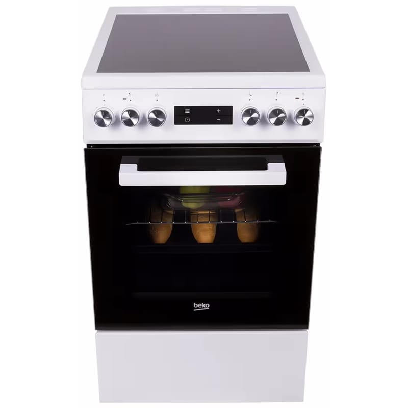 Плита електрична 50см біла FSM57300GW Beko
