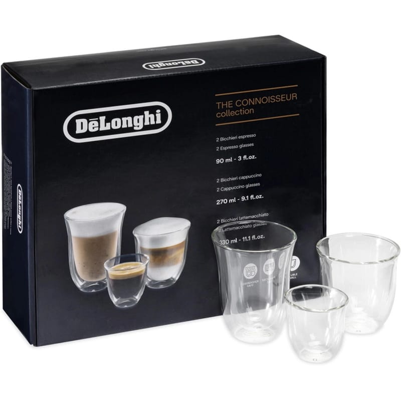 Набір склянок DLSC302 MIX (90/270/330) (6 шт) DeLonghi