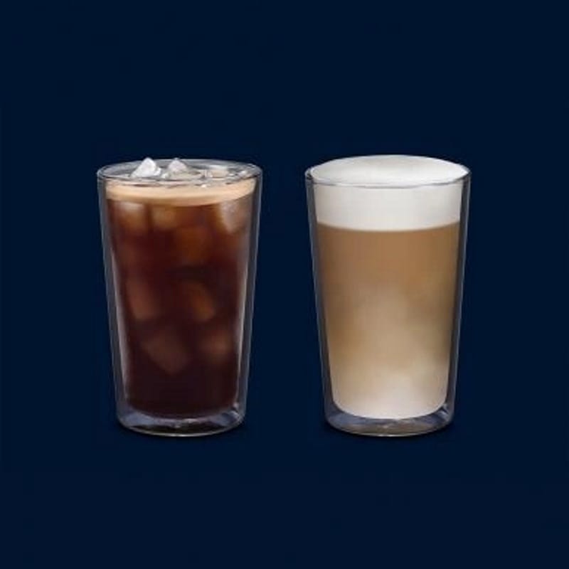 Набор стаканов DLSC319 DRINKS (2шт) 490 ML DeLonghi