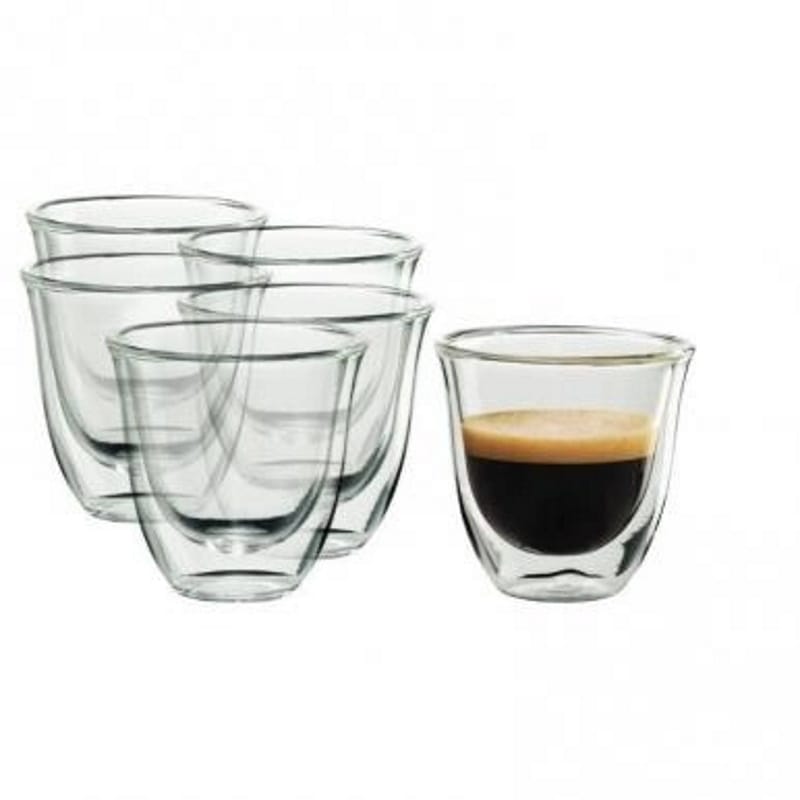 Набор стаканов DLSC300 ESPRESSO (6 шт) 60 ML DeLonghi