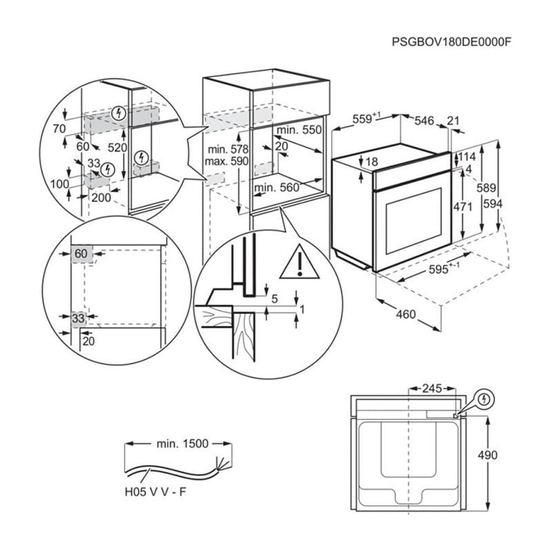 Духовой шкаф KOEBP39WZ черный Electrolux Духовой шкаф KOEBP39WZ черный Electrolux